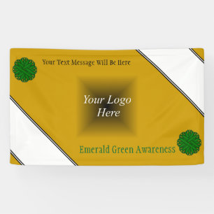 Emerald Green Blume Ribbon von Kenneth Yoncich Banner