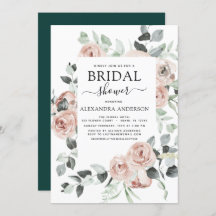 Emerald Green Brautparty Blumengrün