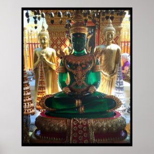 Emerald Green Buddha Doi Suthep Poster
