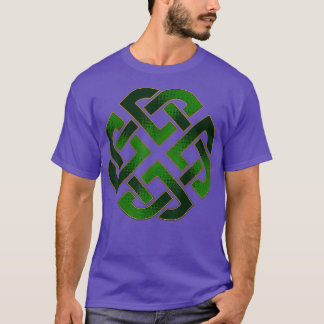 Emerald Green Celtic Gaelic Knot for St T-Shirt