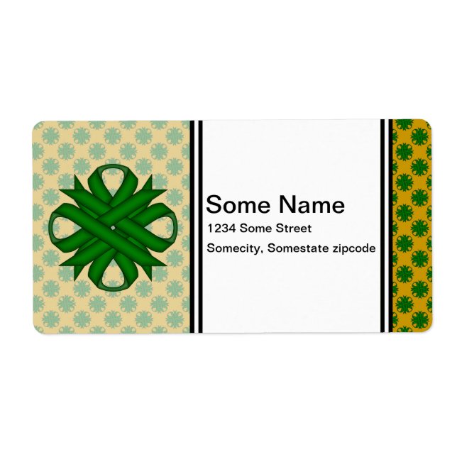 Emerald Green Clover Ribbon von Kenneth Yoncich (Vorne)