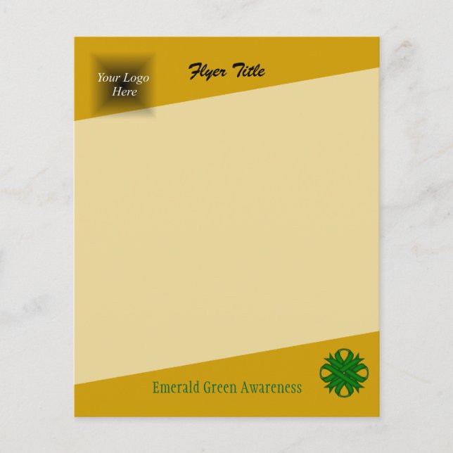 Emerald Green Clover Ribbon von Kenneth Yoncich Flyer (Vorne)