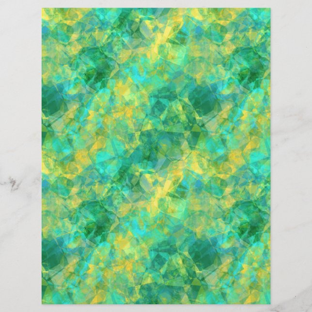 Emerald Green Crumpled Texture (Vorderseite)