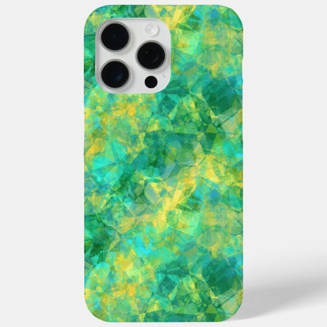 Emerald Green Crumpled Texture Case-Mate iPhone Hülle (Rückseite)