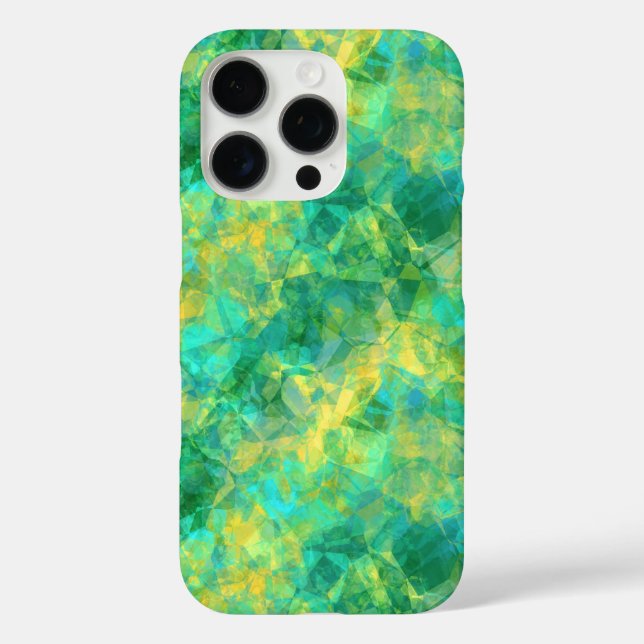 Emerald Green Crumpled Texture Case-Mate iPhone Hülle (Rückseite)