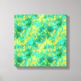 Emerald Green Crumpled Texture Leinwanddruck