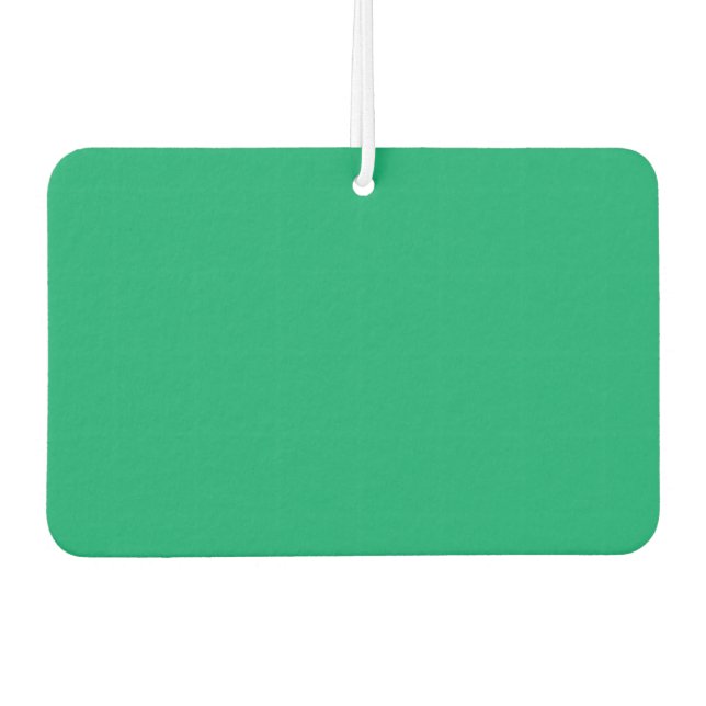 Emerald Green Custom Air Freshener Autolufterfrischer (Vorderseite)