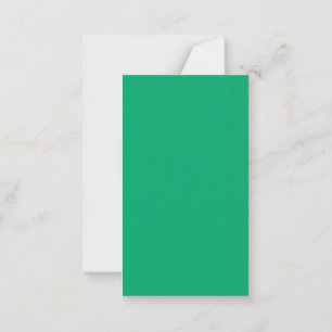 Emerald Green Custom Flat Note Card Mitteilungskarte