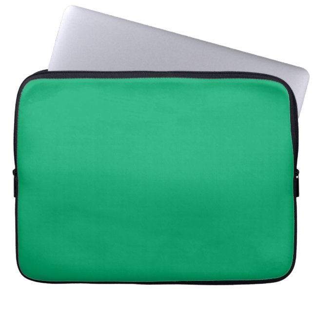 Emerald Green Custom Laptop Sleeve (Vorderseite)