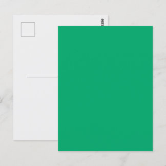 Emerald Green Custom Postcard Postkarte