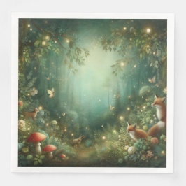 Emerald Green Enchanted Forest Serviette