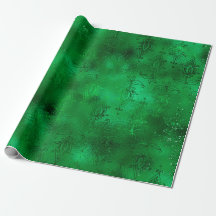 Emerald Green Glam Damask Muster