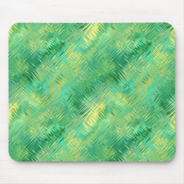 Emerald Green Glassy Texture Mousepad (Vorne)