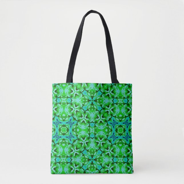 Emerald Green Graphic Design für Tote Bag (Vorderseite)