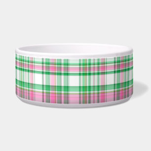 Emerald Green, Hot Pink, White Preppy Madras Karie Napf