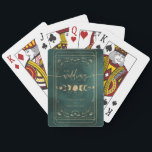 Emerald Green & Imitate Gold Tarot Celestial Weddi Spielkarten<br><div class="desc">Emerald Green & Imitate Gold Tarot Celestial Wedding Playing Cards</div>
