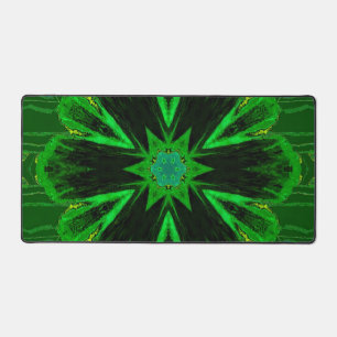 Emerald Green Irish Theme Custom Desk Mat Schreibtischunterlage