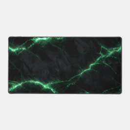 Emerald Green Lightning Marble Mouse Pad Schreibtischunterlage