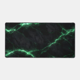 Emerald Green Lightning Marble Mouse Pad Schreibtischunterlage
