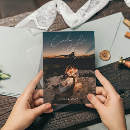 Emerald Green Magical Gold Wedding Einladung