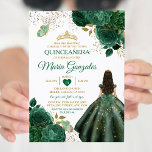 Emerald Green Mexican Quinceñera Butterfly Einladung<br><div class="desc">Emerald Green Mexican Charra Quinceañera Butterfly Einladung Mis Quince 15 Anos,  16. Geburtstag, </div>