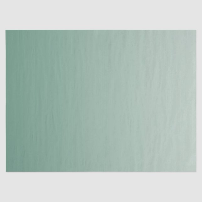 Emerald Green Ombre    Seidenpapier (Vorderseite)
