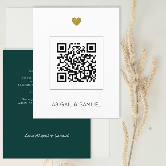 Emerald Green QR Code - Alles in einer Hochzeit (Von Creator hochgeladen)