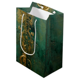 Emerald Green Romantic Wedding Mittlere Geschenktüte