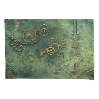 Emerald Green Rustic Steampunk Clock (10) Kissenbezug