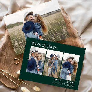 Emerald Green Save the Date 4 Foto Simple