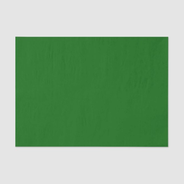 Emerald Green Solid Color Tissue Paper Seidenpapier (Vorderseite)