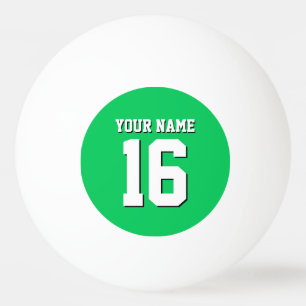 Emerald Green Sports Jersey Team Jersey Tischtennisball