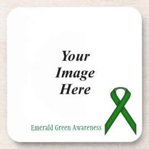 Emerald Green Standard Ribbon von Kenneth Yoncich Untersetzer