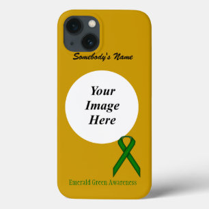 Emerald Green Stnd Ribbon Tmpl von Kenneth Yoncich Case-Mate iPhone Hülle