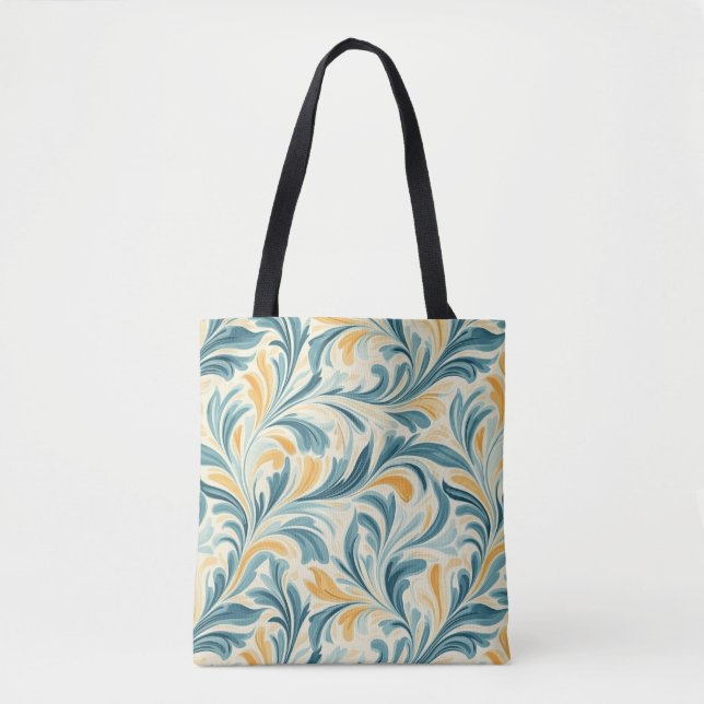 Emerald Green und Gold Paisley Leaf Muster (Vorderseite)
