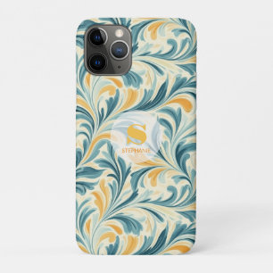 Emerald Green und Gold Paisley Leaf Muster Case-Mate iPhone Hülle