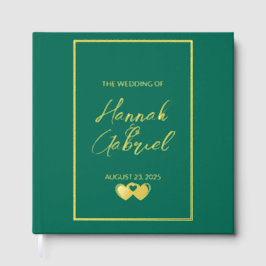 Emerald Green Wedding Gästebuch