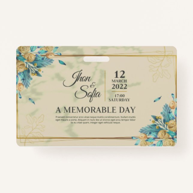 Emerald Greenery Ausweis (Vorderseite)