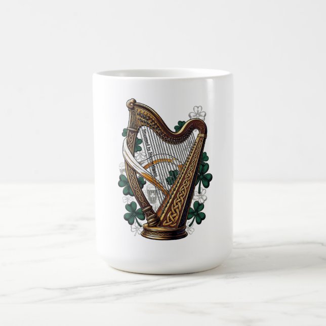 Emerald Harp Shenanigans T-Shirt  Kaffeetasse (Mittel)