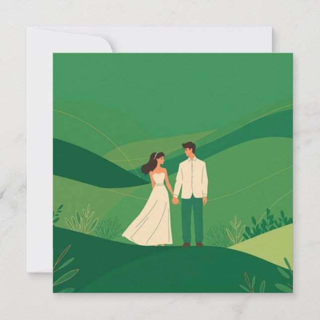 Emerald Isle Einladung (Vorderseite)