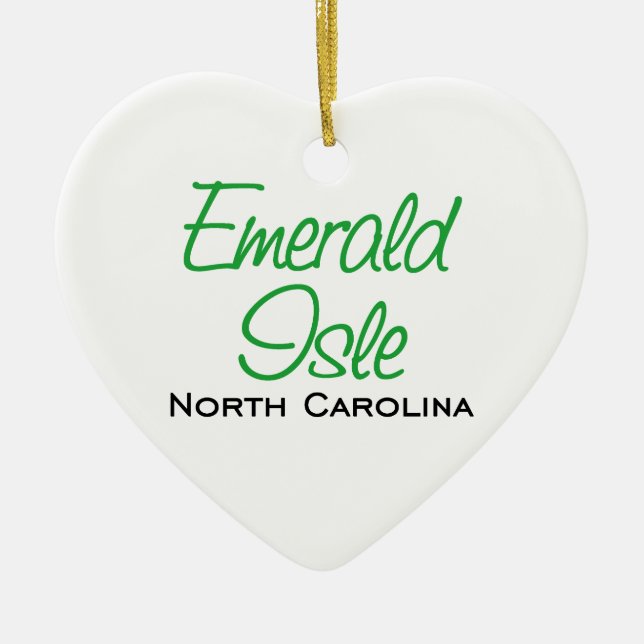 Emerald Isle, NC Keramik Ornament (Vorne)