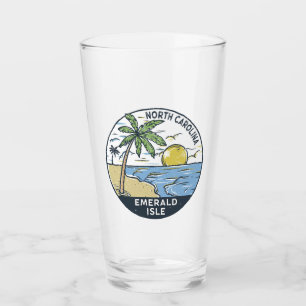 Emerald Isle North Carolina Vintag Glas