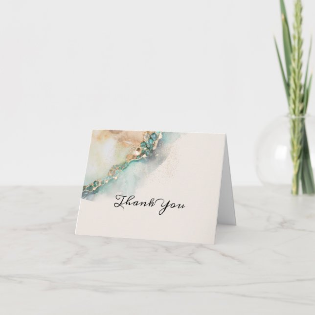 Emerald Isle Vielen Dank Dankeskarte (Vorderseite)