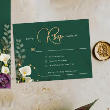 Emerald & Ivory Botanische Eleganz Hochzeit