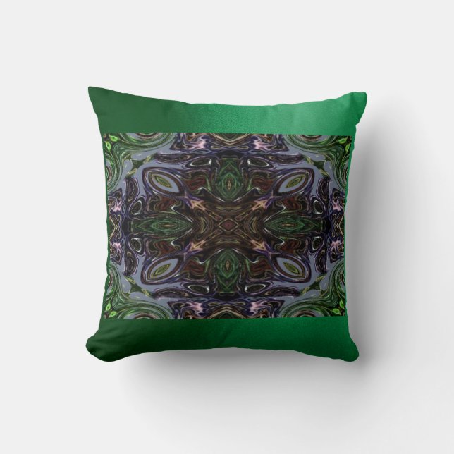 Emerald Jewel Pillow Design 1 Kissen (Vorderseite)