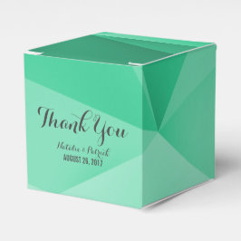 Emerald Jewel Tones Gastgeschenk Hochzeit Boxes Geschenkschachtel