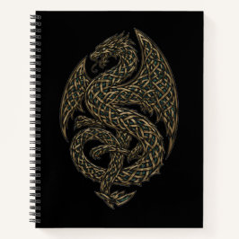Emerald Knot Dragon Notizbuch