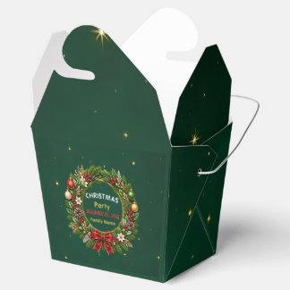 Emerald-Kranz-Weihnachtsfeier Geschenkschachtel