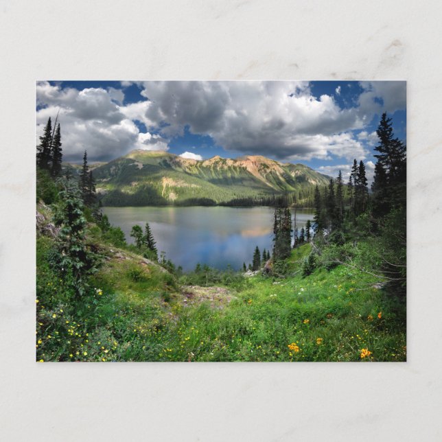 Emerald Lake 4 - Weminuche Wilderness - Colorado Postkarte (Vorderseite)