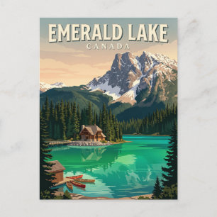 Emerald Lake Kanada Postkarte